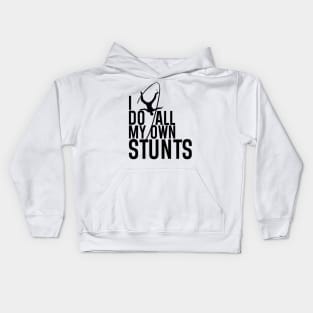 "I Do All My Own Stunts" Daredevil Design Kids Hoodie